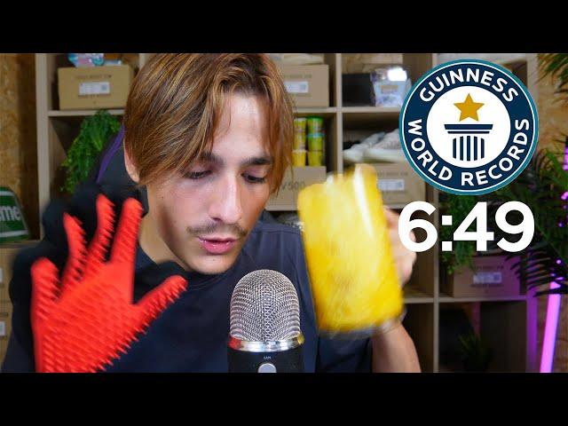 ASMR 1000 TRIGGERS IN 6:49 - WORLD RECORD