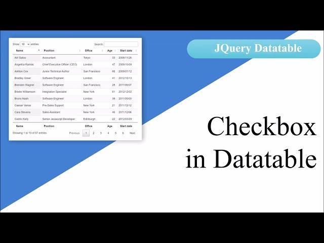 How to add Checkbox in Datatable