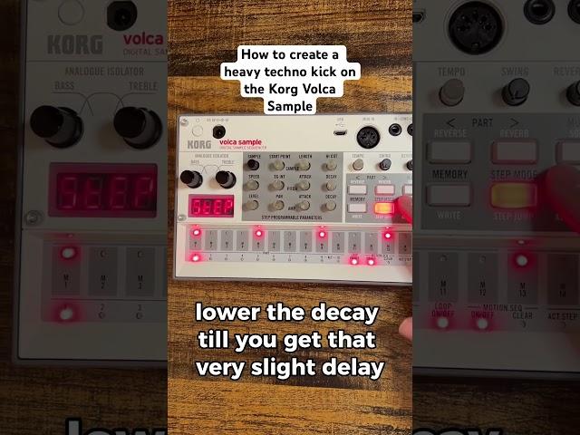 More techno magic on the Korg Volca Sample #sampler #techno #korg #volca #tutorial