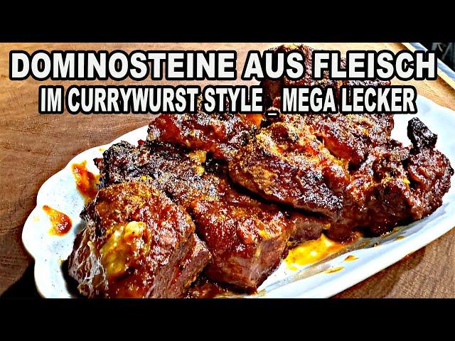 Pork Belly Burnt Ends- Currywurst Style is amazing | The BBQ BEAR