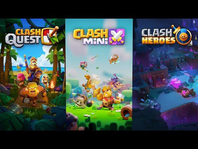 Status UPDATE! 3 NEW CLASH Games