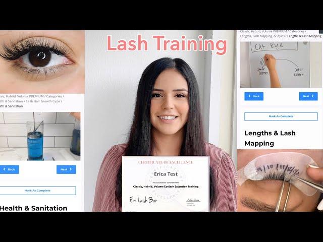 Sneak Peak Into My Eyelash Extension Online Course | Lash Certified