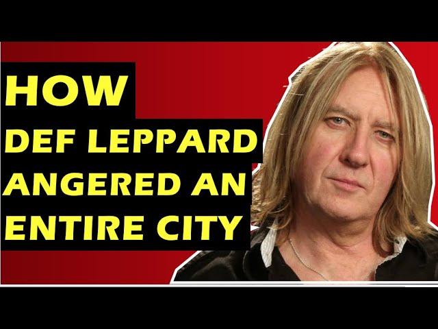 Def Leppard: The City In America (El Paso) That Banned Joe Elliott & Def Leppard