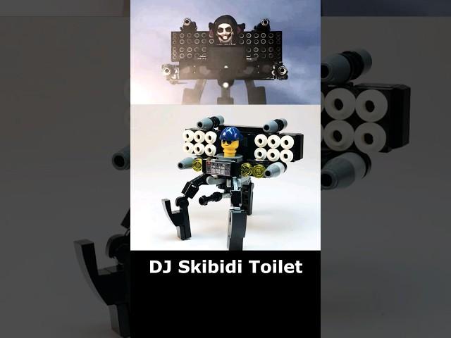 DJ Skibidi Toilet Lego building #legoanimation #legoshorts