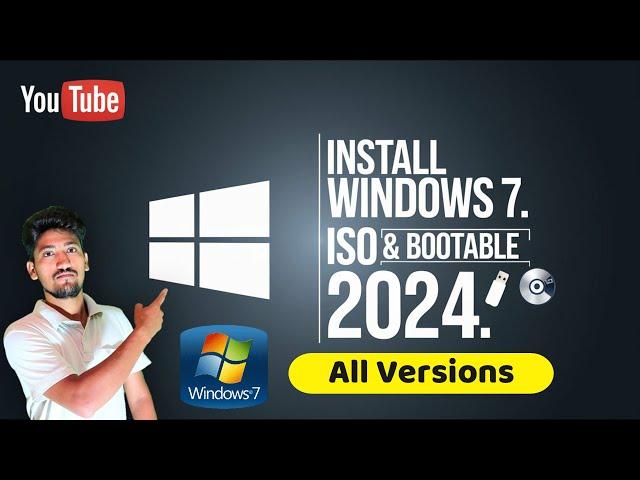 How to Install Windows 7 | Download Win 7 ISO File with All Versions| Create Bootable USB | Hindi
