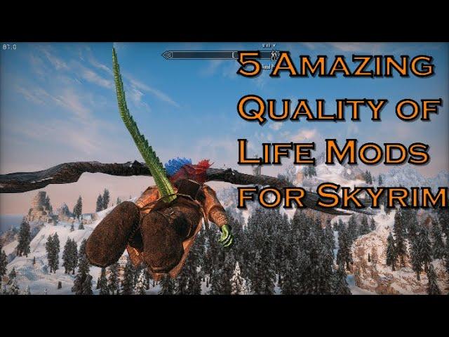 5 Awesome Quality of Life Mods for Skyrim on SkyrimPlus!
