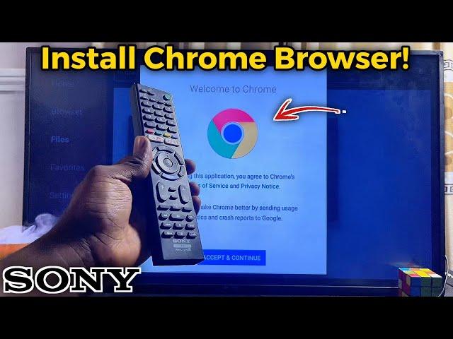 Sony Bravia TV: How to Download and Install Google Chrome Browser