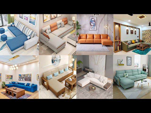 Modern Sofa designs for living room 2024 | 50 Corner Sofa design Ideas | L shape sofa design