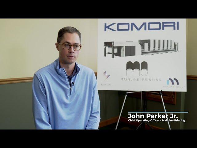 Mainline Printing Discusses Their New Komori GL640+C Advance Press and Komori Partnership-Full Ver.