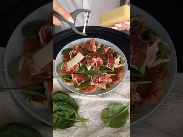 Инжир с прошутто и сыром  #закусканапраздничныйстол #рецептза5минут #рецептынакаждыйдень