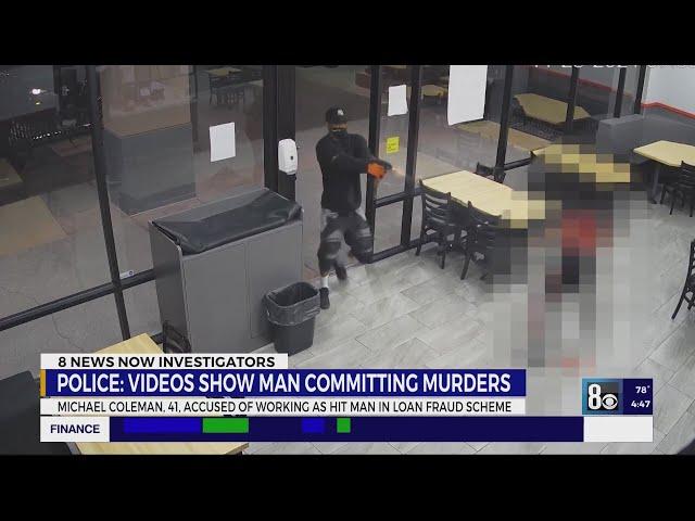 Videos show accused Las Vegas hitman allegedly killing 4 in PPP fraud scheme