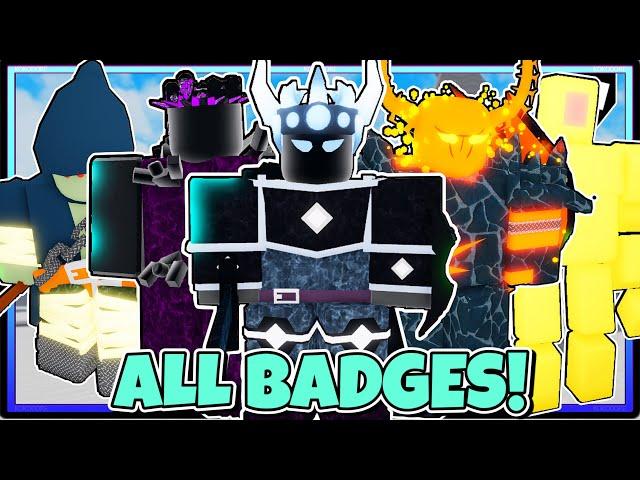 HOW TO GET ALL 8 BADGES in Tower Defense Simulator RP | ROBLOX