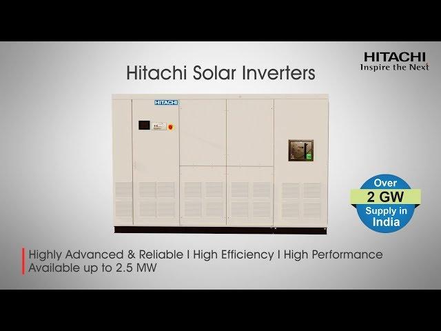 Hitachi Solar Inverters Video