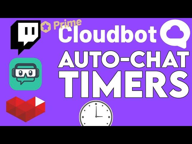 ⏲️ How To Set Up Timers For Your Stream // Cloudbot from Streamlabs