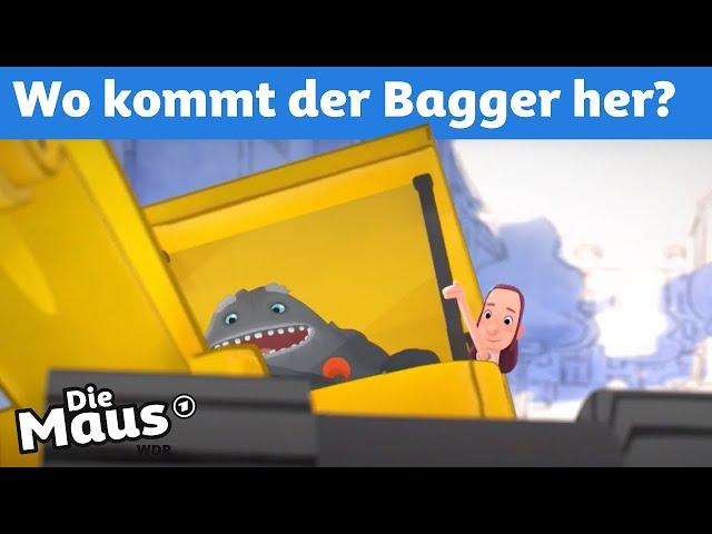 Ein Bagger im Garten | Trudes Tier | DieMaus | WDR