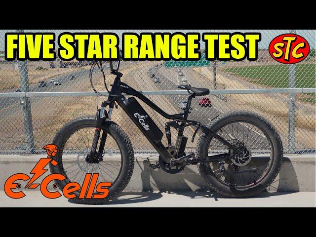 E-Cells Five Star - Real World Range Test (PAS 3 and Throttle)