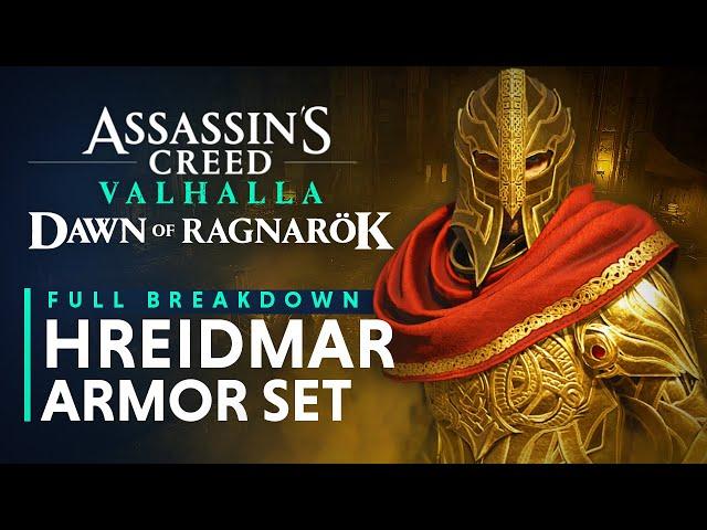 Hreidmar Armor Set & Odin's Atgeir Weapon! - Assassin's Creed Valhalla Dawn of Ragnarok DLC