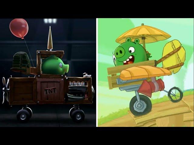 Bad piggies vs Bad piggies 2