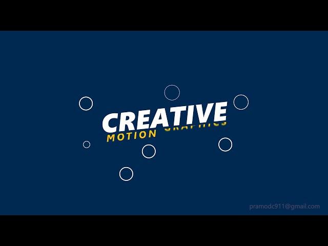 Motion Graphic Showreel