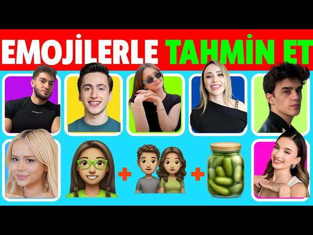 Emojilerle Youtuber Tahmini Gösterilen Emojilerden Youtuberı Tahmin Et