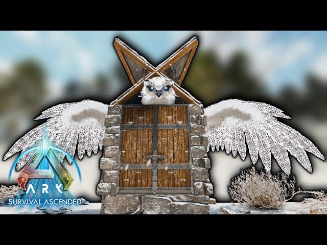 ASA How to build a Snow Owl Taming Trap - ARK: Survival Ascended