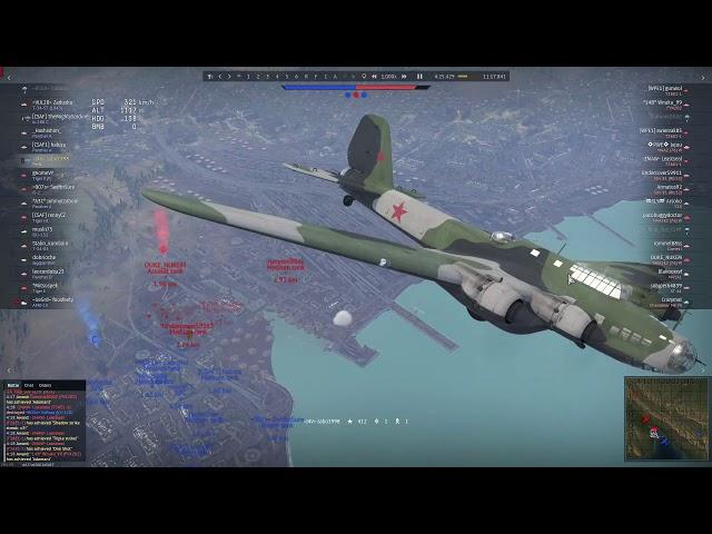 12 Kills With the glorious Pe8 Bomb.. 5000kg!