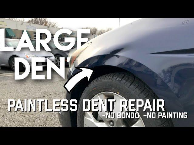 Honda Accord Large Dent | Paintless Dent Repair | Dentless Touch