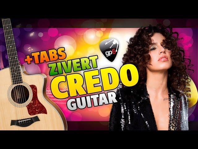 Zivert – Credo (fingerstyle guitar cover, tabs and karaoke)