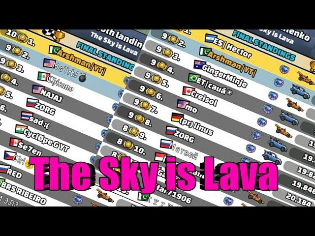 Easy 10,9 Points in The Sky is Lava Public EVENT - Hill Climb Racing HCR 2 Public EVENT