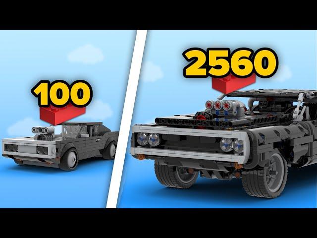 LEGO "Fast & Furious" Cars in Different Scales | Comparison