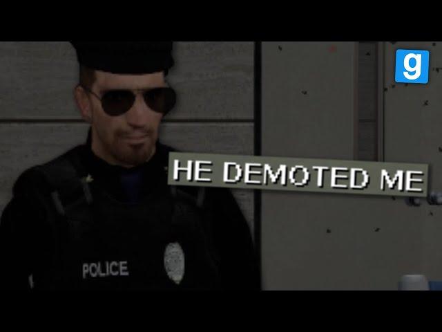 I Demoted The Entire Server On Gmod Police RP