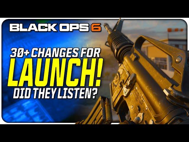 30+ Changes for Black Ops 6 at Launch Based on Beta Feedback!