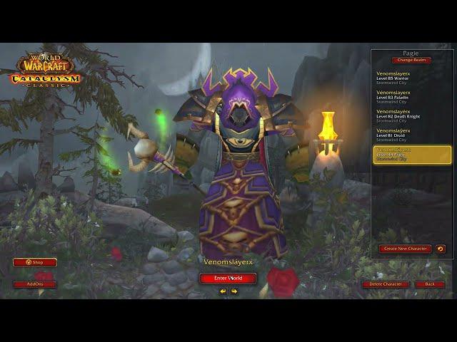 World of Warcraft Cataclysm Classic - Priest Worgen Discipline Part 6 [4K 120FPS]