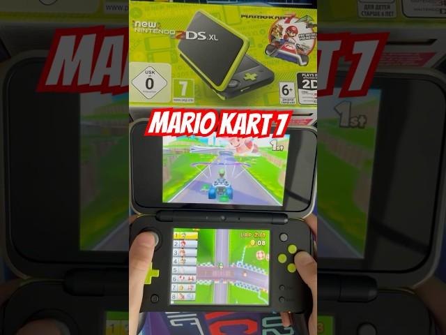 New Nintendo 2DS XL Mario Kart 7 Gameplay!#shorts #gaming #mariokart #fyp #2ds