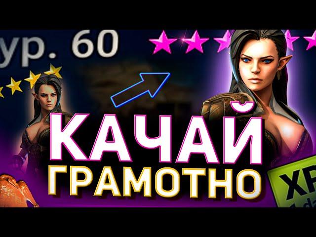 Прокачка корма От и До! Качай героев грамотно в Raid shadow legends!