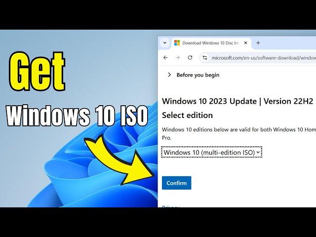 How to Download Windows 10 ISO Directly from Microsoft's Website