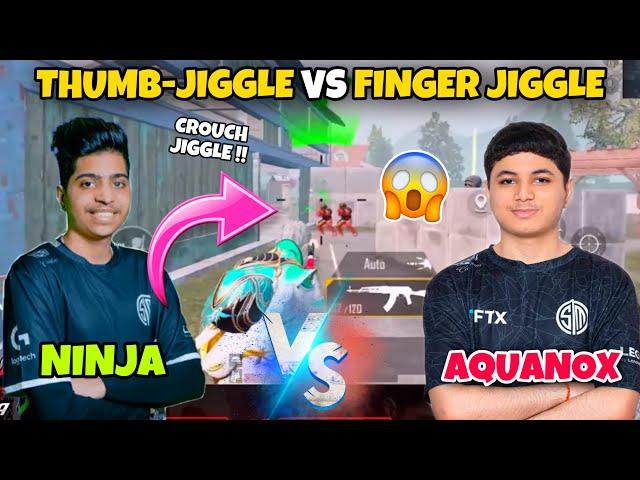 TSM-Ninja Vs Aquanox | THUMB VS FINGER JIGGLE  TDM MATCH