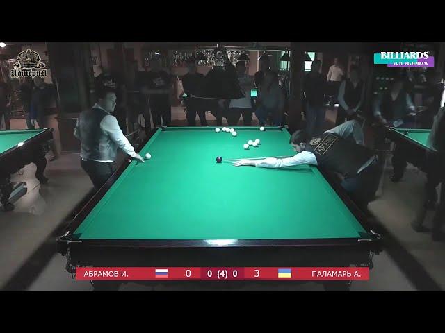 Паламарь - Абрамов. 2021, Кубок "Империи". Бильярд (московская пирамида). Billiards.