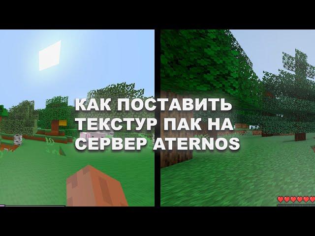 КАК ПОСТАВИТЬ СВОЙ ТЕКСТУР ПАК НА ATERNOS? [1.0-1.20.1]