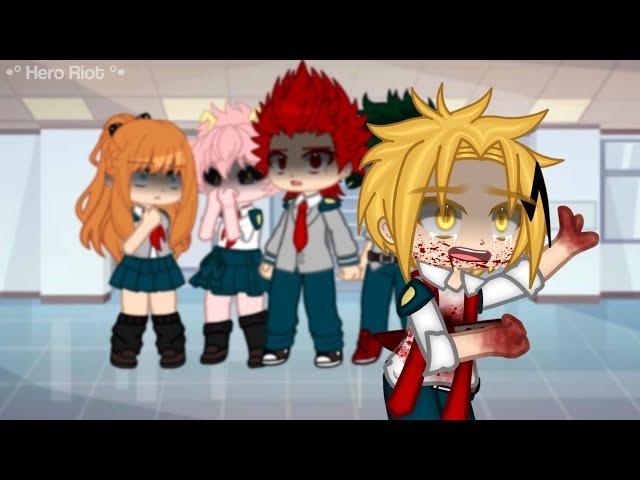 HELP!! THERE'S A MURDERER!! || KiriKami || Villain Kaminari AU || ️ Bl00d ️ || BNHA/MHA || Not og