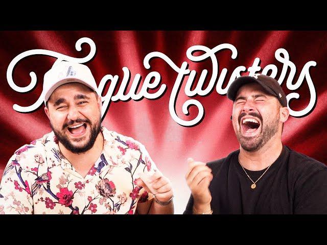 We Try The Hardest TONGUE TWISTERS!