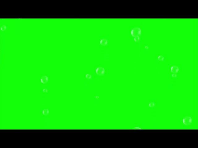 Water Bubble Green Screen l HD