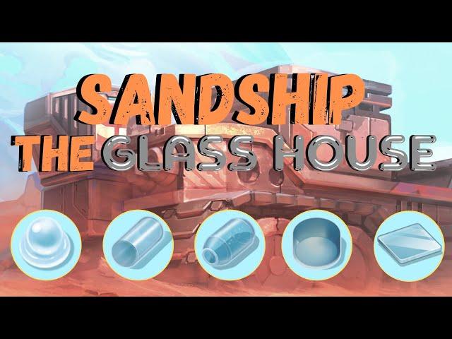 Sandship Crafting Factory: Whole Factory GLASS Production! [HD]