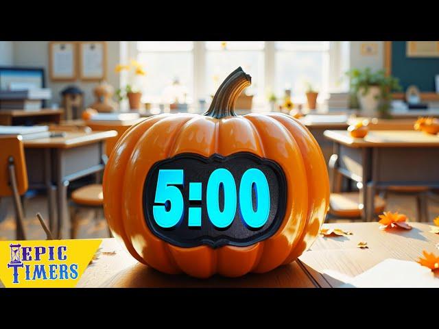 New 5 Minute Timer with Music Autumn Pumpkin surprise