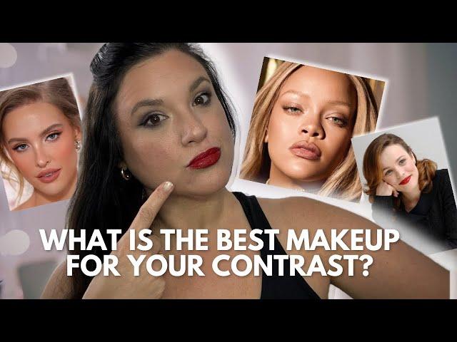 CONTRAST THEORY: How To Choose The Right Makeup For Your Contrast | High Contrast Makeup Demo