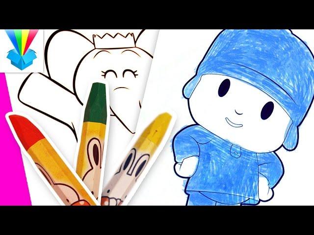 Kicsomi - Kiki :  Pocoyo színező ️