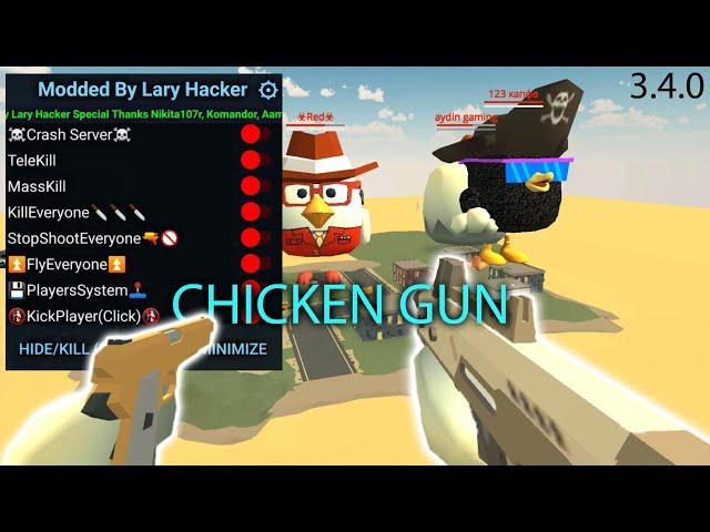 CHICKEN GUN v3.4.0 MOD MENU LARY HACKER || قائمة غش مسدس الدجاج