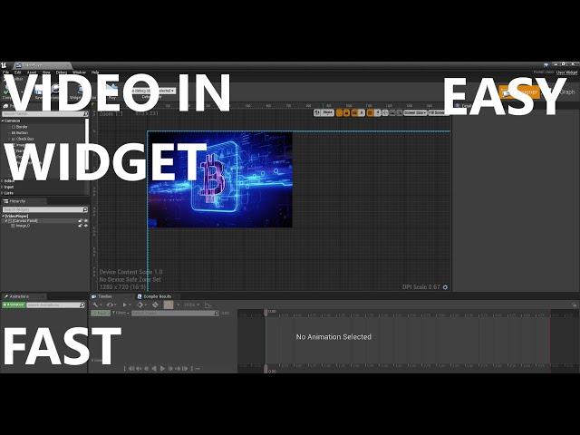 Tutorial - Play Videos INSIDE A Widget In Unreal Engine 4.28