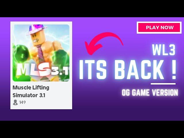 Weight Lifting Simulator 3 Is not Dead | PLAY BACK NOW 2024 !