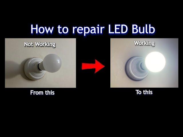 How to repair an LED Bulb | 220v Bulb | Easy to repair || Aay Zee Hacks